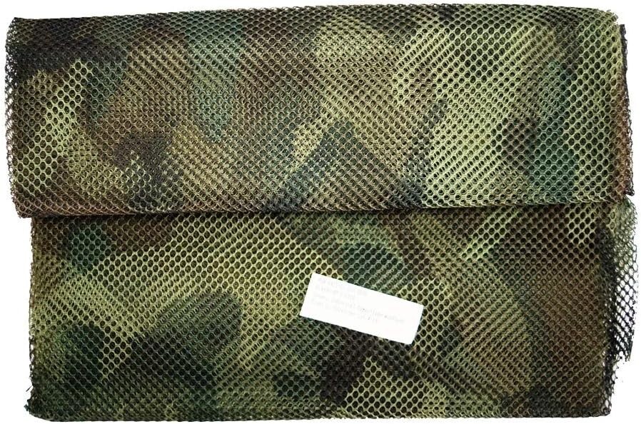 USGI Military Individual Woodland Camouflage Net 5\'x8\' Sniper Veil Ghillie Suit