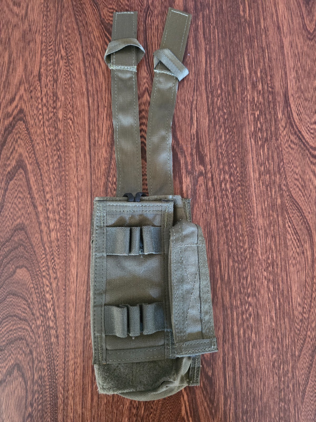 Pre-MSA Paraclete MBITR Radio Pouch Smoke Green RAV MOLLE CAG Delta Force USGI Pre-MSA Paraclete MBITR Radio Pouch Smoke Green RAV MOLLE CAG Delta Force USGI