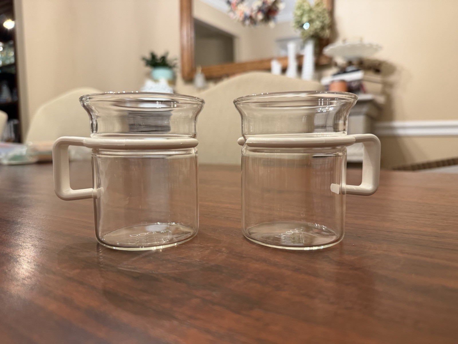 Vintage 1980’s Bodum Bistro Picard Style Tea / Coffee Cup Set