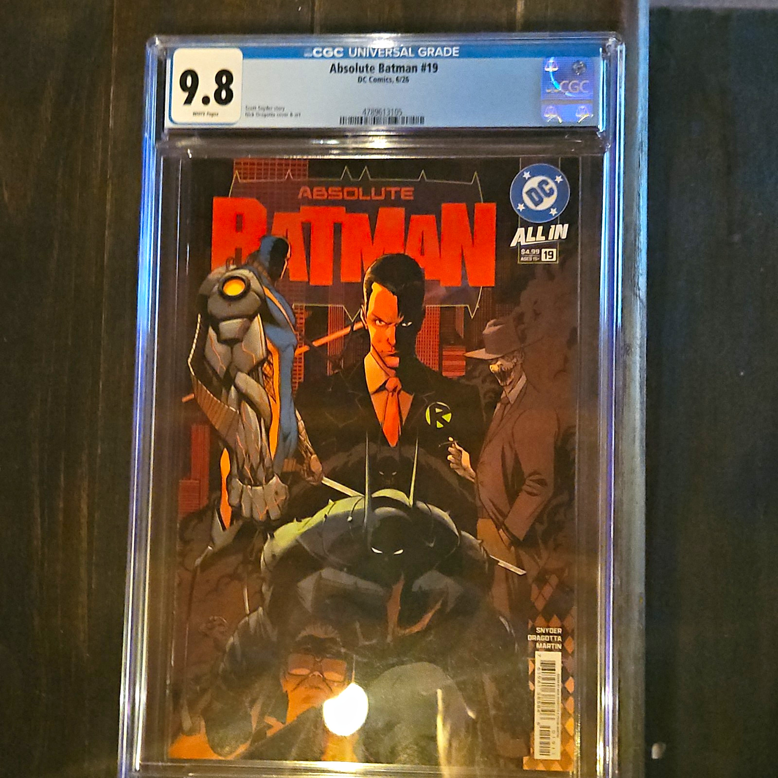 Absolute Batman #19 (2025 DC Comics) CGC 9.8 Near Mint/Mint Snyder