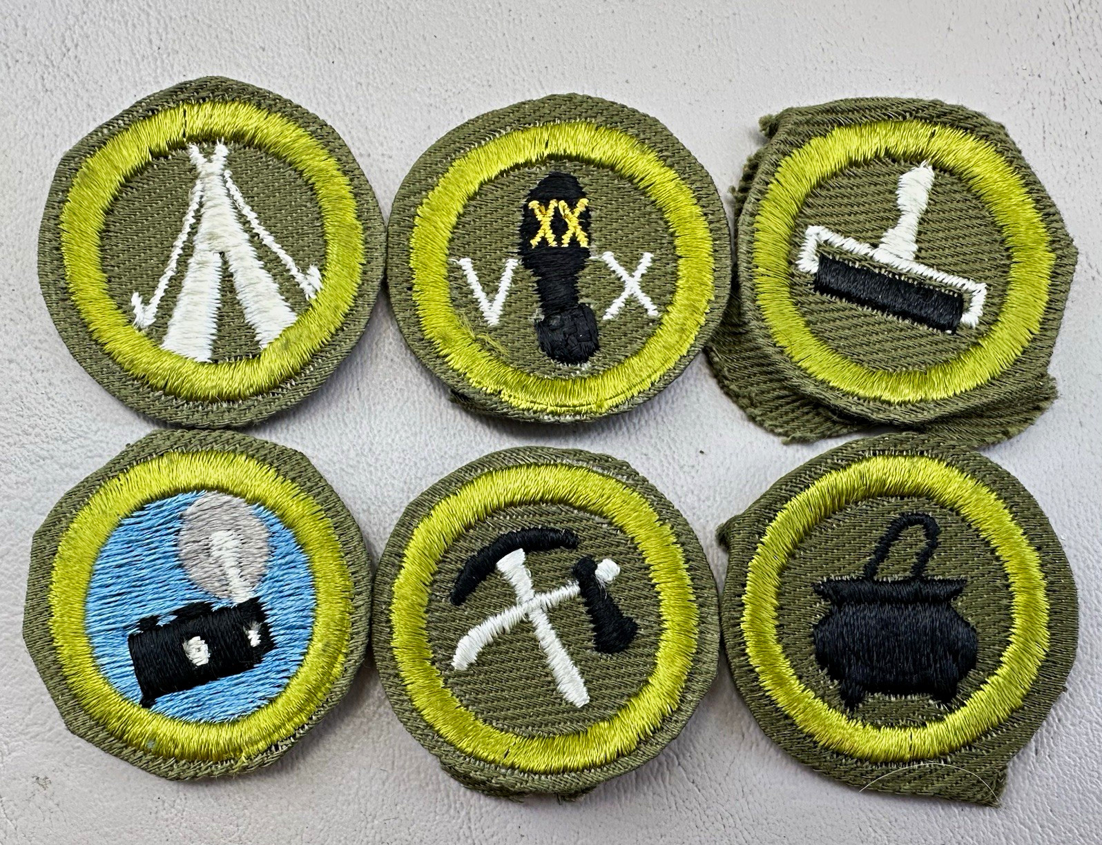 Vintage 1940s-60s Boy Scouts Lot of 6 Skill Merit Patches/Cloth Badges NOS OBO Vintage 1940s-60s Boy Scouts Lot of 6 Skill Merit Patches/Cloth Badges NOS OBO