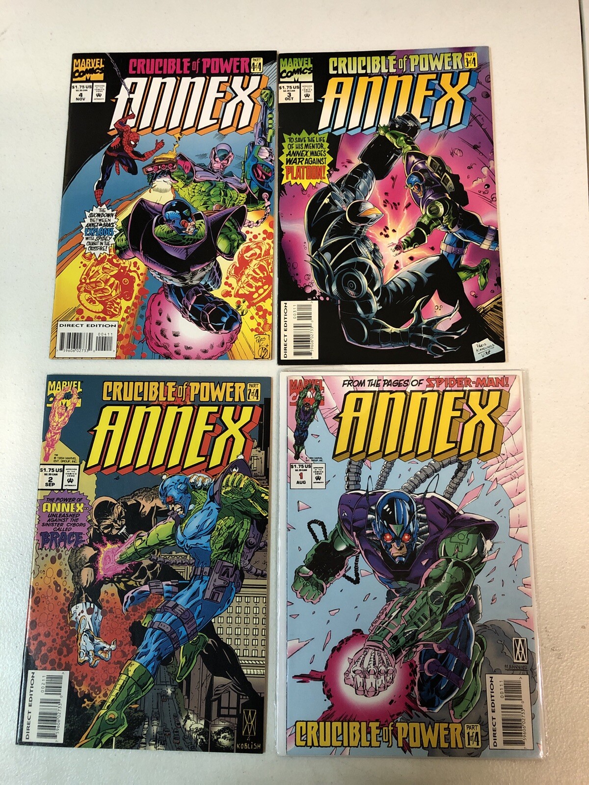 Annex (1994) #1 2 3 4 1-4 (VF/NM) Complete Set character from Spider-Man Annex (1994) #1 2 3 4 1-4 (VF/NM) Complete Set character from Spider-Man