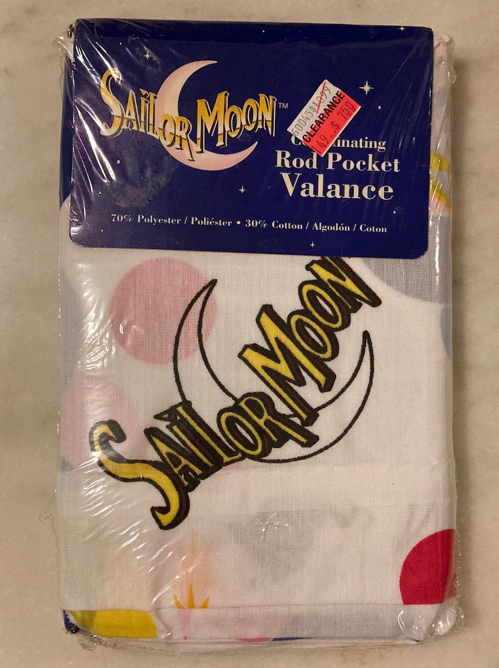 1995 SAILOR MOON Rod Pocket Valance; 84\