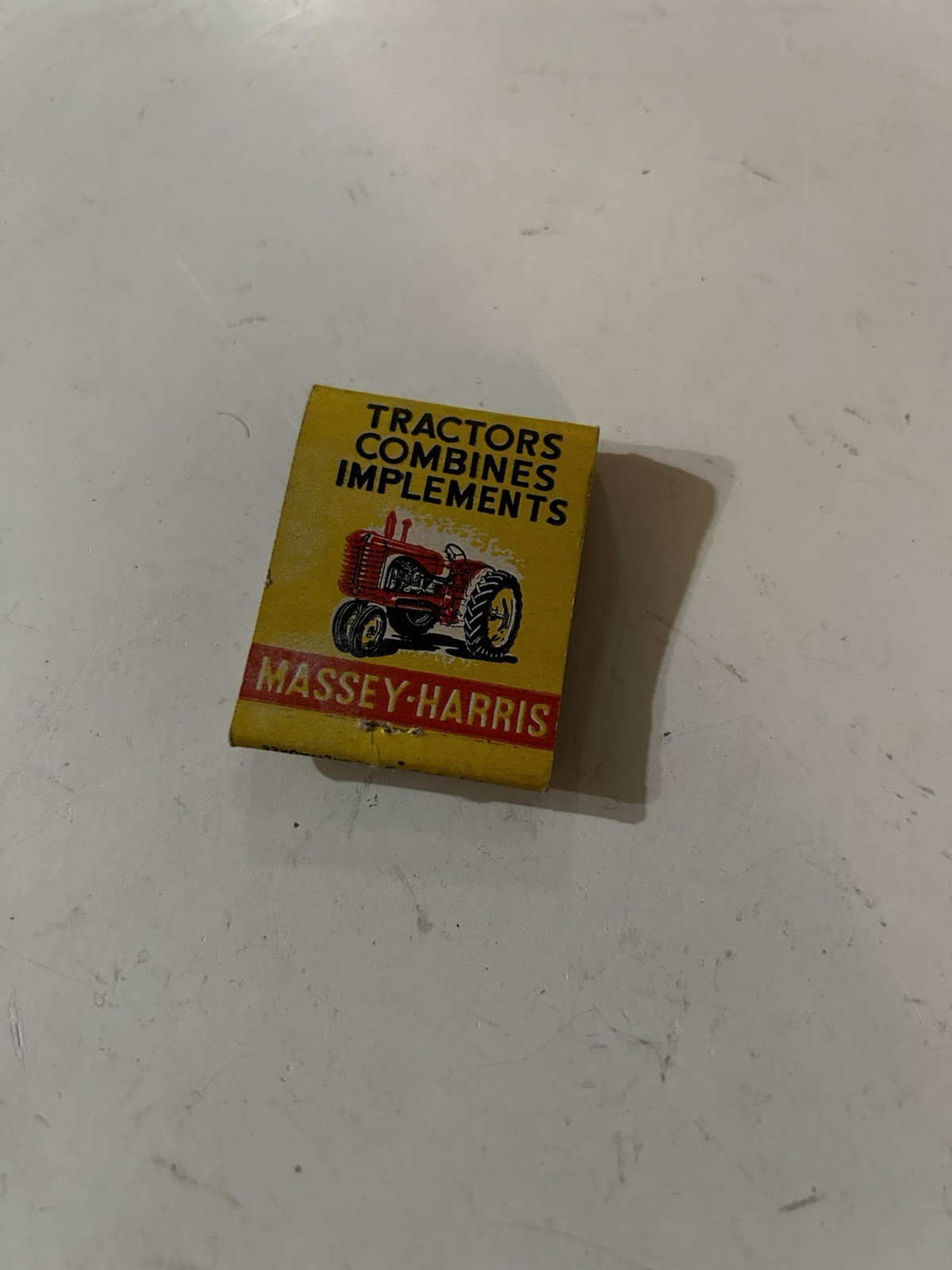 Vintage Massey Harris Tractor Combine Implements Advertising Matchbook 1947 Vintage Massey Harris Tractor Combine Implements Advertising Matchbook 1947