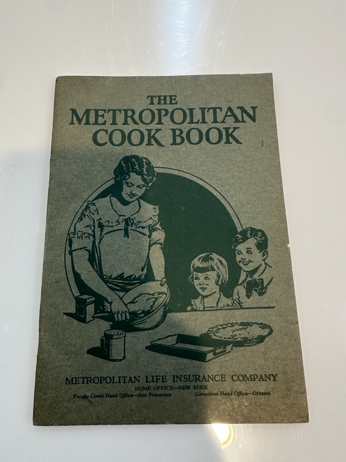 1922 Metropolitan Cook Book 64 Pages Vintage MetLife Insurance Recipe Booklet