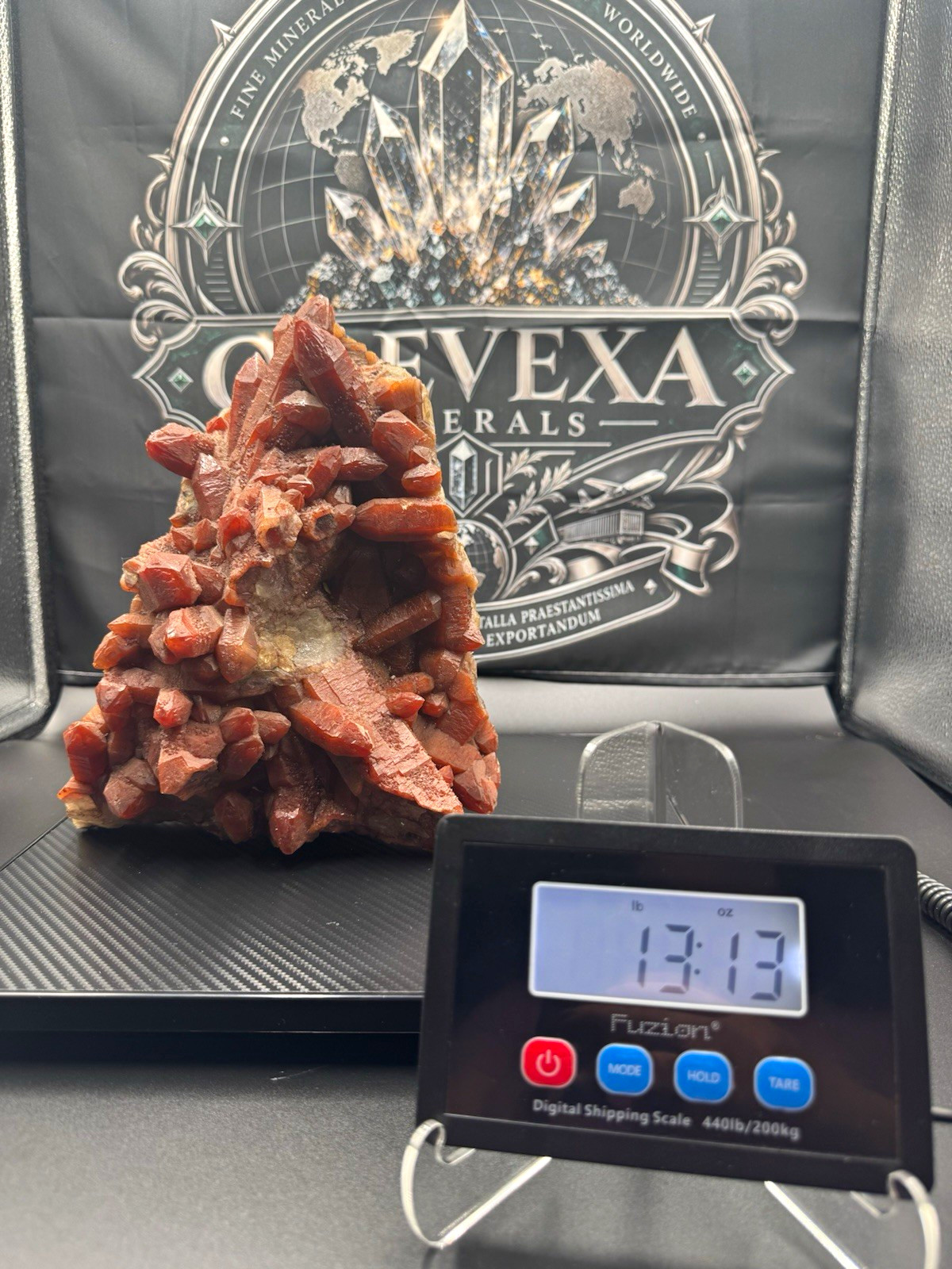 13lb 13oz Moroccan Red Quartz Crystal Cluster Hematoid Quartz Large Specimen 13lb 13oz Moroccan Red Quartz Crystal Cluster Hematoid Quartz Large Specimen