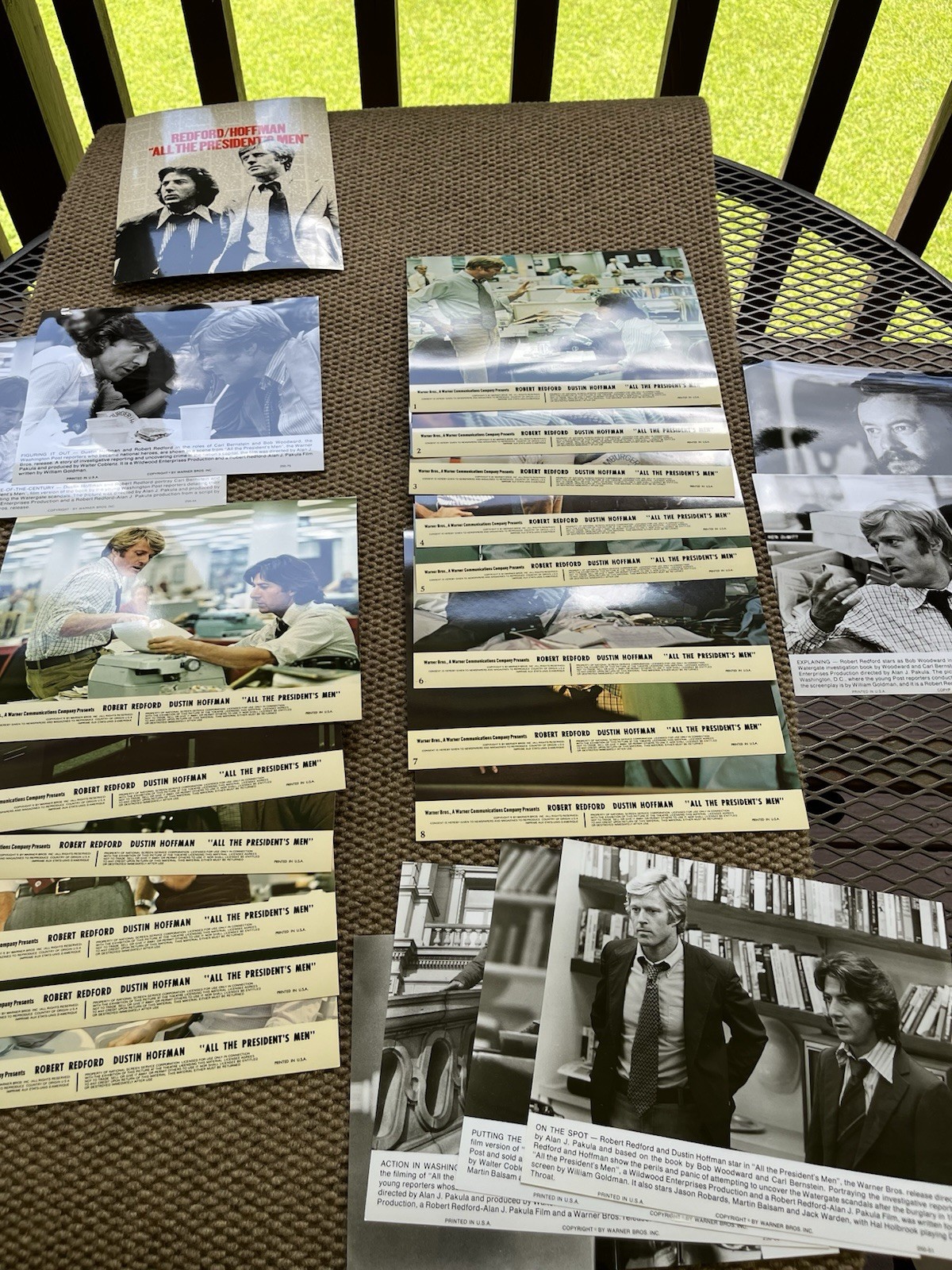 All the President's Men Press Kit/Marketing Materials All the President's Men Press Kit/Marketing Materials