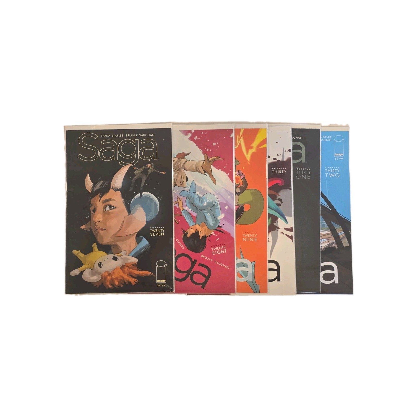 Saga 6 Comic Lot  #27 #28 #29 #30 #31 #32  - Image Comics Brian K. Vaughan 