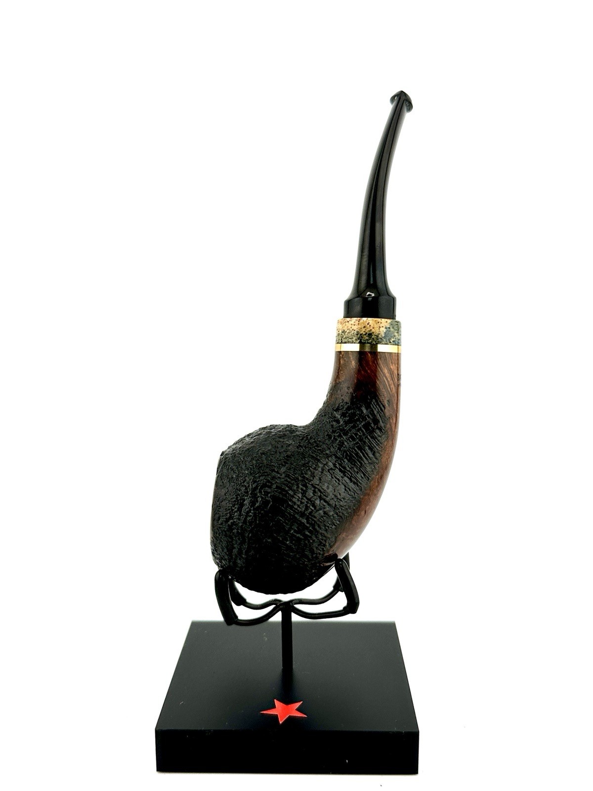 UNSMOKED Grant Batson Hand Made 2026. Brass and Giraffe Bone Absolutely Amazing