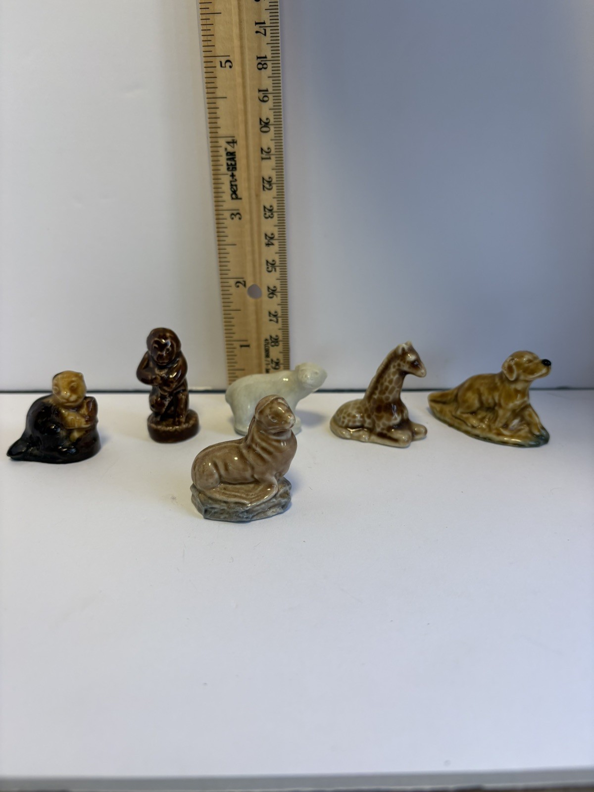 Red Rose Tea Wade Ceramic Whimsies 6 Figurines Vintage United Kingdom Animals Red Rose Tea Wade Ceramic Whimsies 6 Figurines Vintage United Kingdom Animals