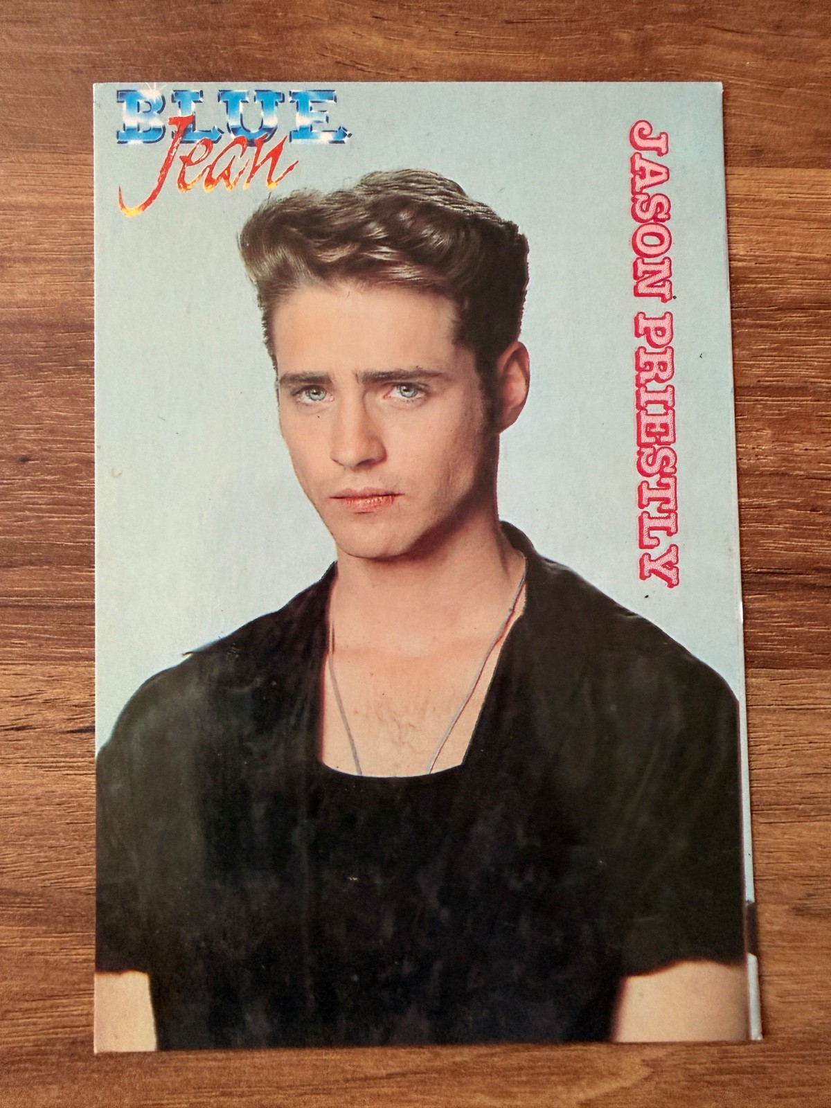 Vintage Jason Priestley Turkish Postcard Beverly Hills 90210 Rare Collectible