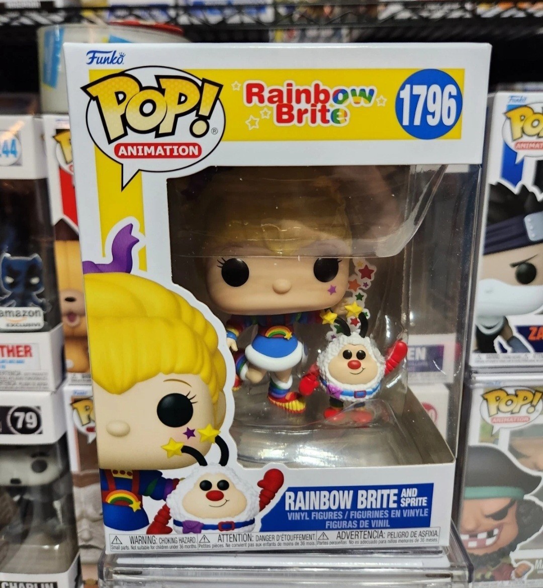 Funko Pop Rainbow Brite Rainbow Brite and Sprite #1796 With Protector