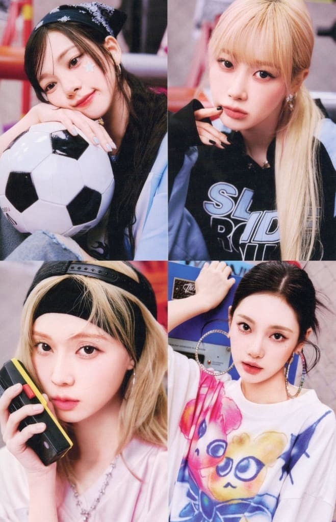 aespa Postcard Set (4 pcs) 2025 Season's Greetings Japan Used Japan