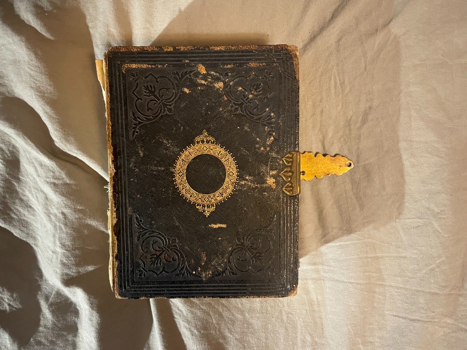 Antique Victorian CDV Photo Album 1800's Empty As Is Vintage
