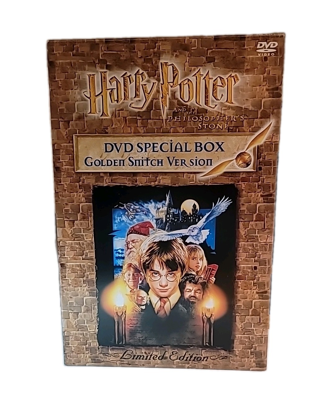 VTG Harry Potter & the Philosopher\'s Stone Limited DVD Golden Snitch Japan NTSC VTG Harry Potter & the Philosopher\'s Stone Limited DVD Golden Snitch Japan NTSC