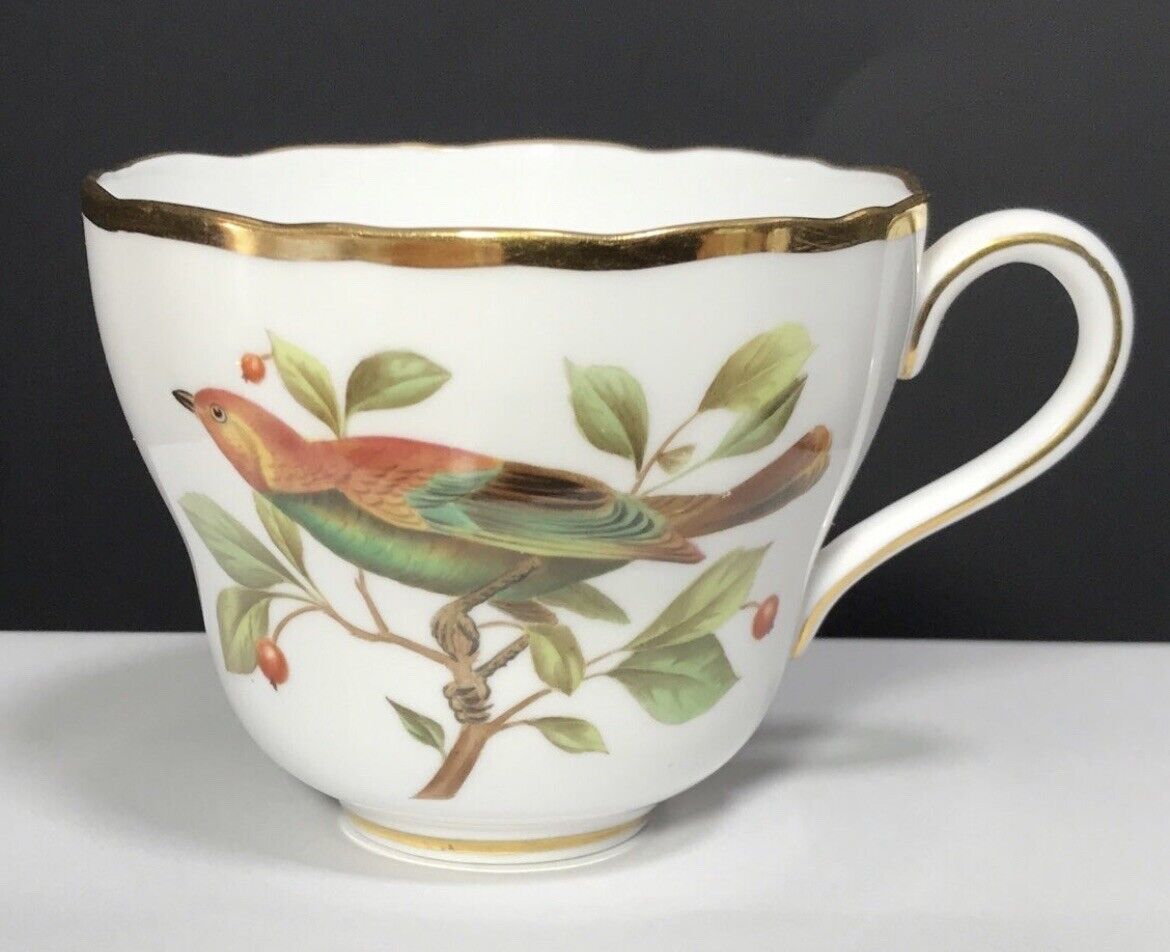 VINTAGE Audubon Birds #9 Red Flat Cup by SPODE