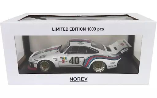 Norev 1/18 Porsche 935 Martini #24 4th Place 1976 Stommelen/Schurti Diecast Car