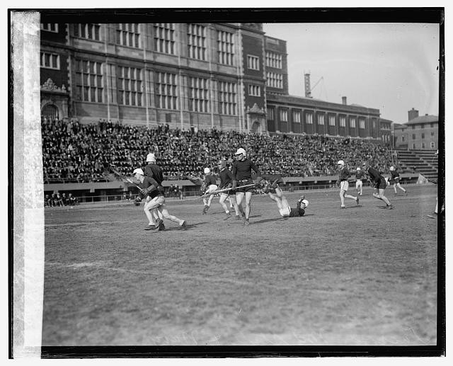 Maryland State,Annapolis Lacrosse Game,April 1924,American Athletes,Sports,1