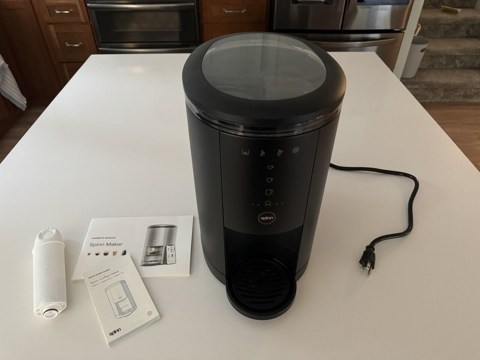 Spinn WiFi enabled coffee maker with Extra Large Water Reservoir