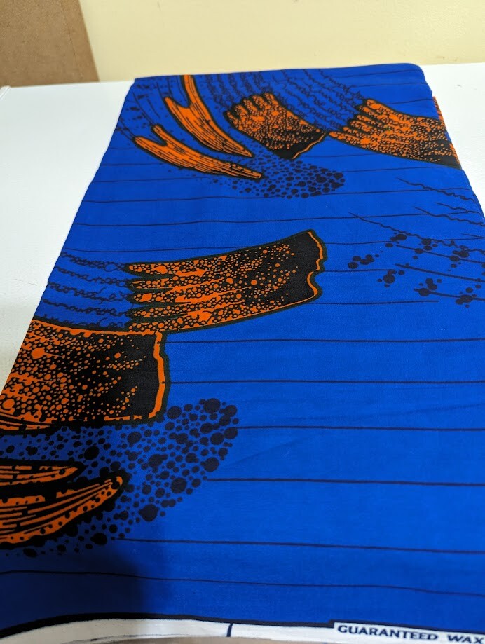 Nigerian African Abada Cloth, 100% Cotton, 6 Yards, 5 Different Prints Nigerian African Abada Cloth, 100% Cotton, 6 Yards, 5 Different Prints