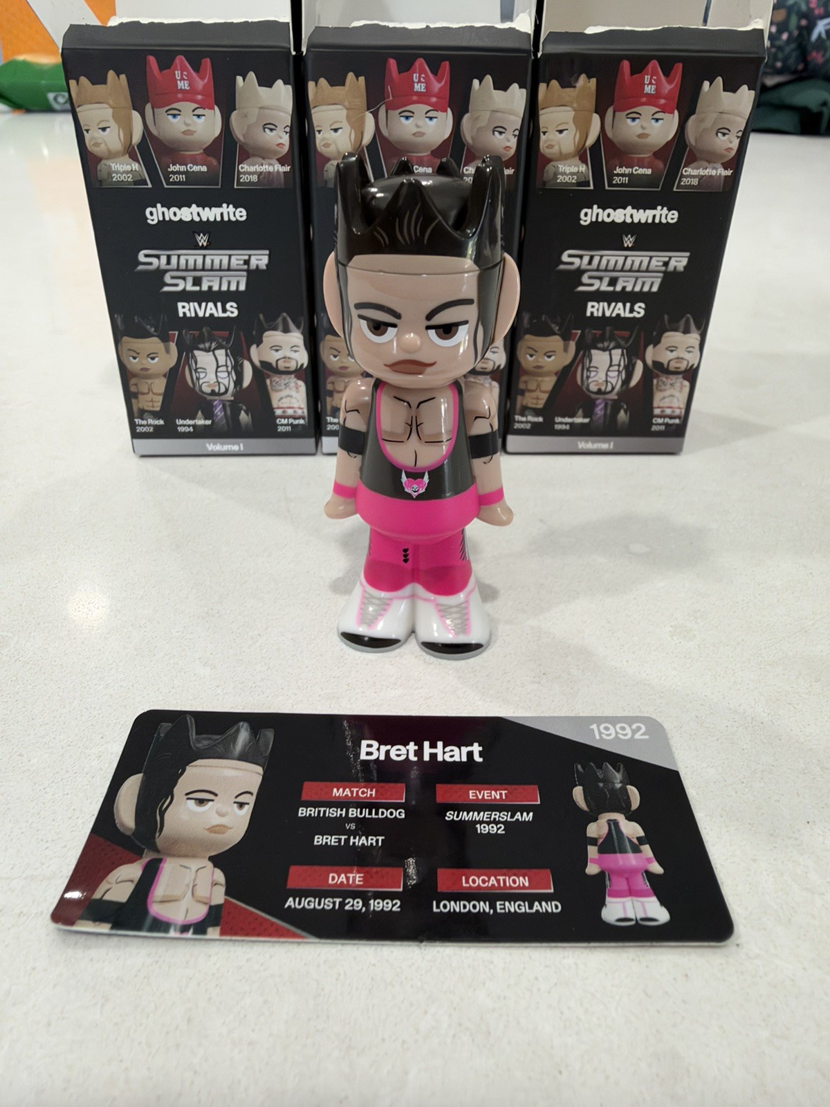 2026 WWE Ghostwrite Volume 1 Bret Hart /1700 SP Case Hit SummerSlam Rivals 1992 2026 WWE Ghostwrite Volume 1 Bret Hart /1700 SP Case Hit SummerSlam Rivals 1992
