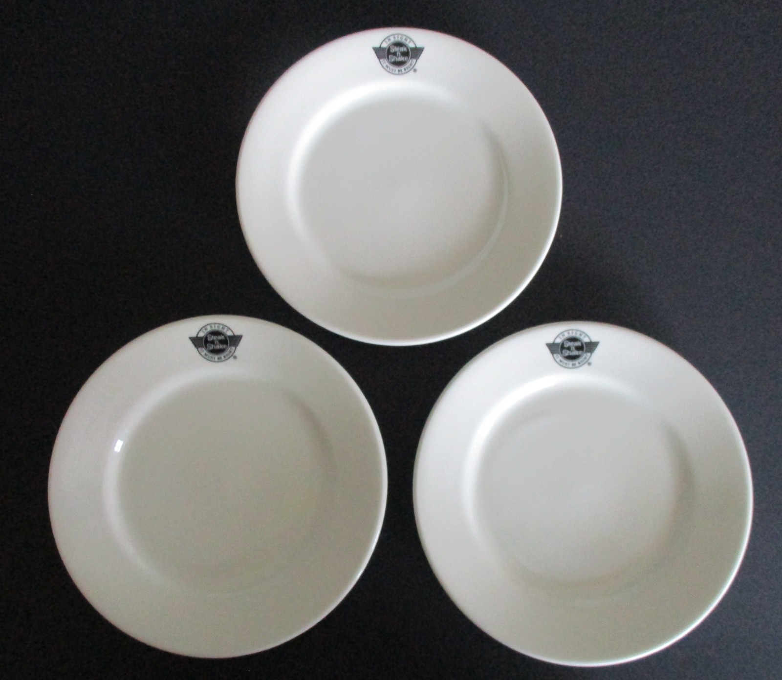 Vintage Steak n\' Shake Souvenir Buffalo China Dinner Plate - 3 Available
