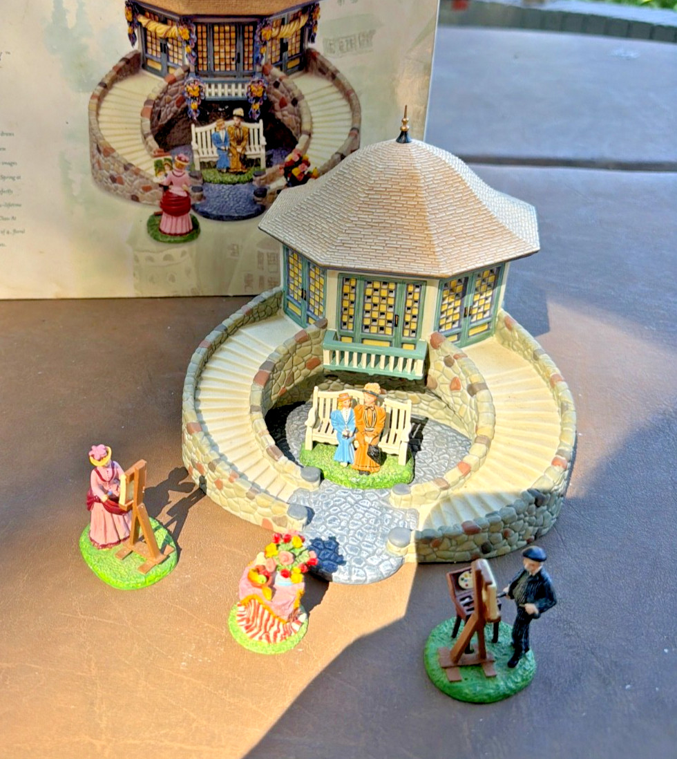 Dept 56 Seasons Bay “Parkside Pavilion” Gift Set #53412 ORIGINAL BOX Dept 56 Seasons Bay “Parkside Pavilion” Gift Set #53412 ORIGINAL BOX