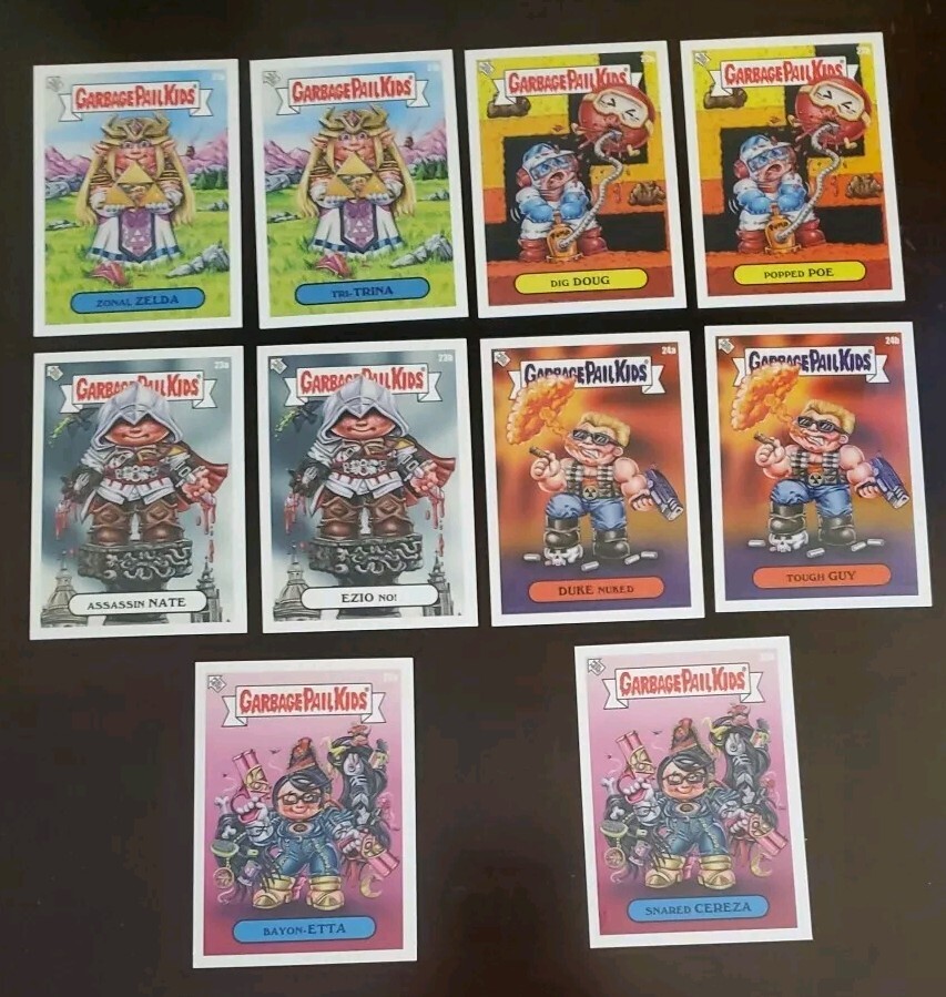 Garbage Pail Kids 2024 TOPPS GAME OVER Complete WAVE FIVE 10 card base set