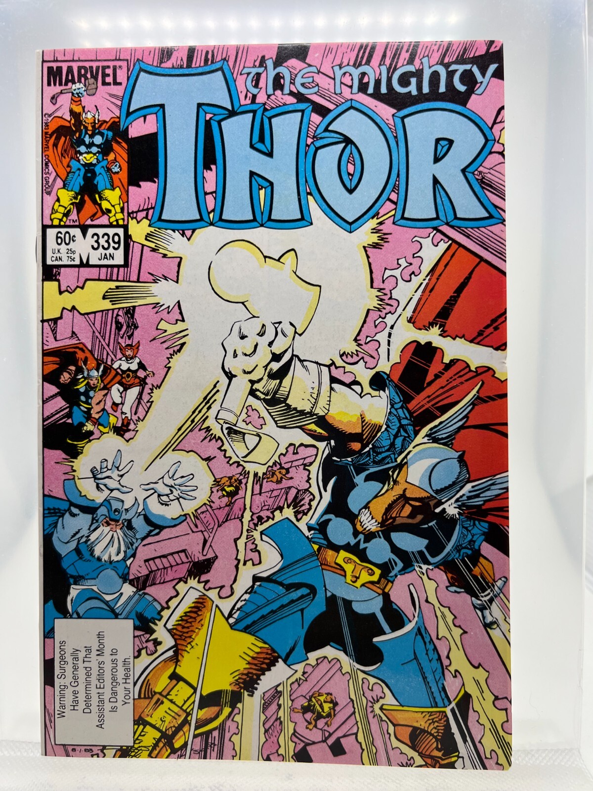 Mighty Thor 339 ~Est.High Grade ~OW/W pgs ~Firm, Shiny Staples ~Great Cvr Clrs Mighty Thor 339 ~Est.High Grade ~OW/W pgs ~Firm, Shiny Staples ~Great Cvr Clrs