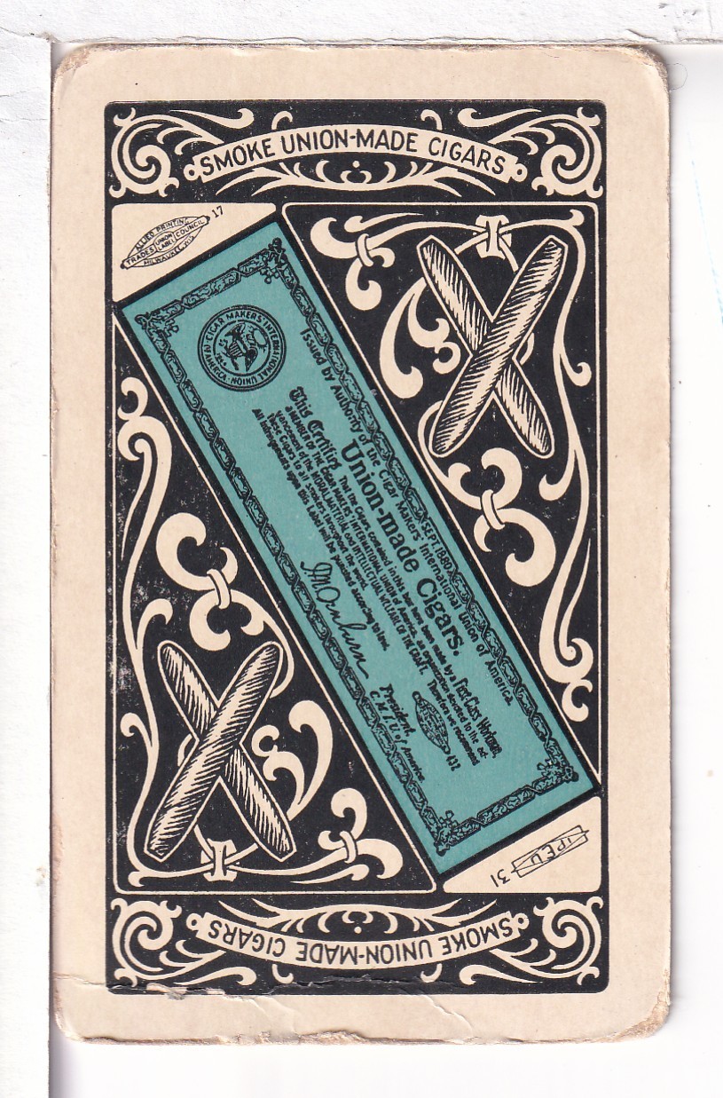 Single Vintage Playing Card \