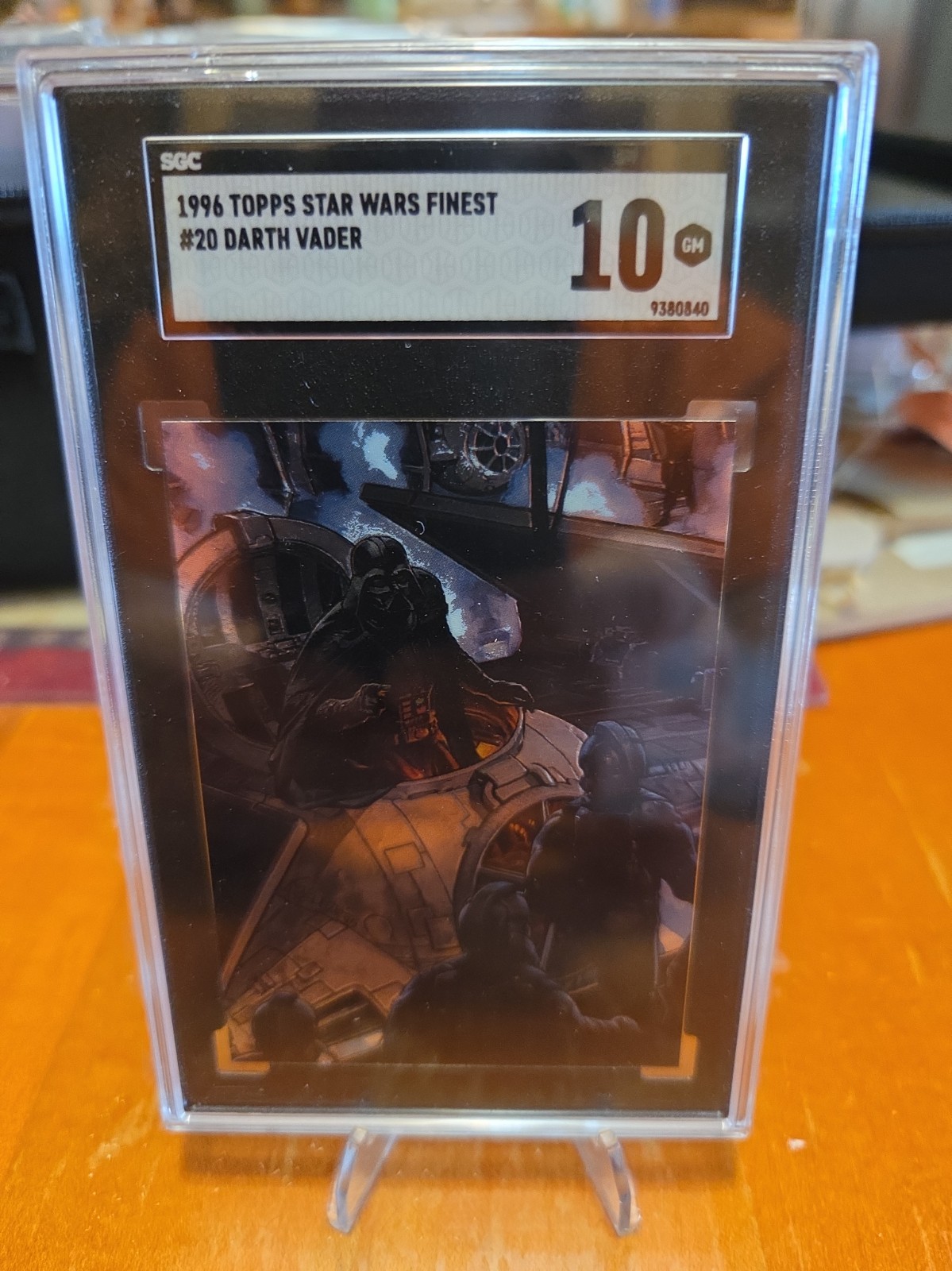 1996 Topps Finest Star Wars Darth Vader #20  SGC 10