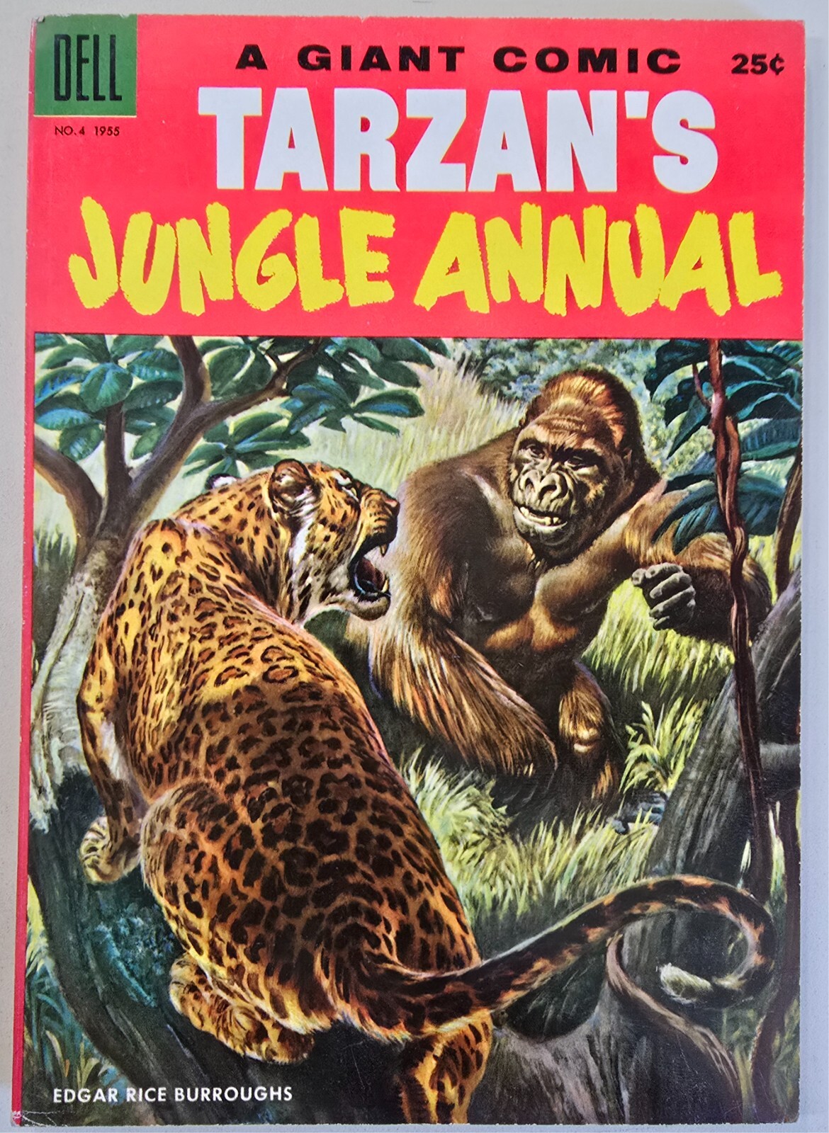 Dell Giant Comic Book TARZAN\'s Jungle Annual #4 1955