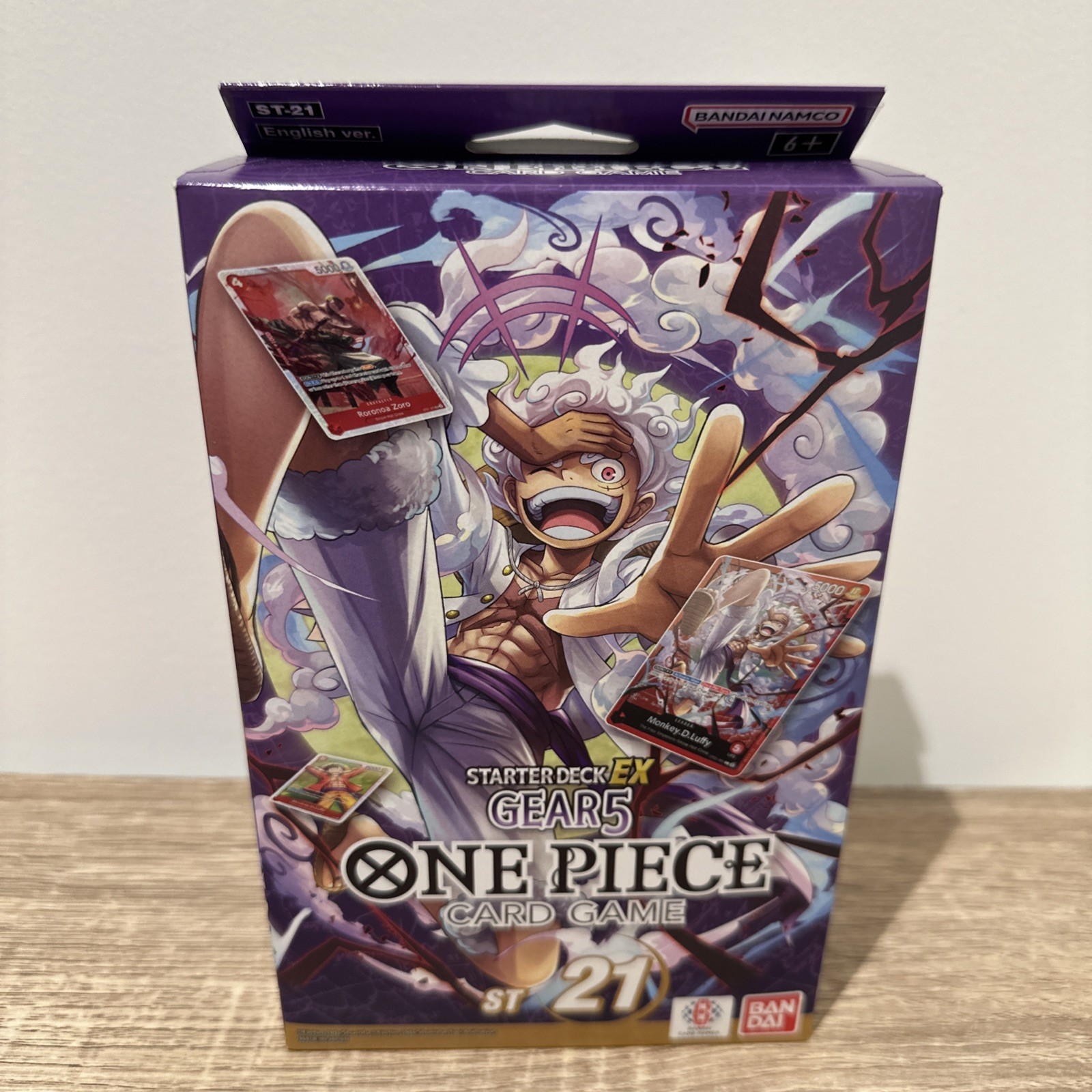 One Piece Card Game ST21 Starter Deck EX Gear 5 English Sealed New One Piece Card Game ST21 Starter Deck EX Gear 5 English Sealed New