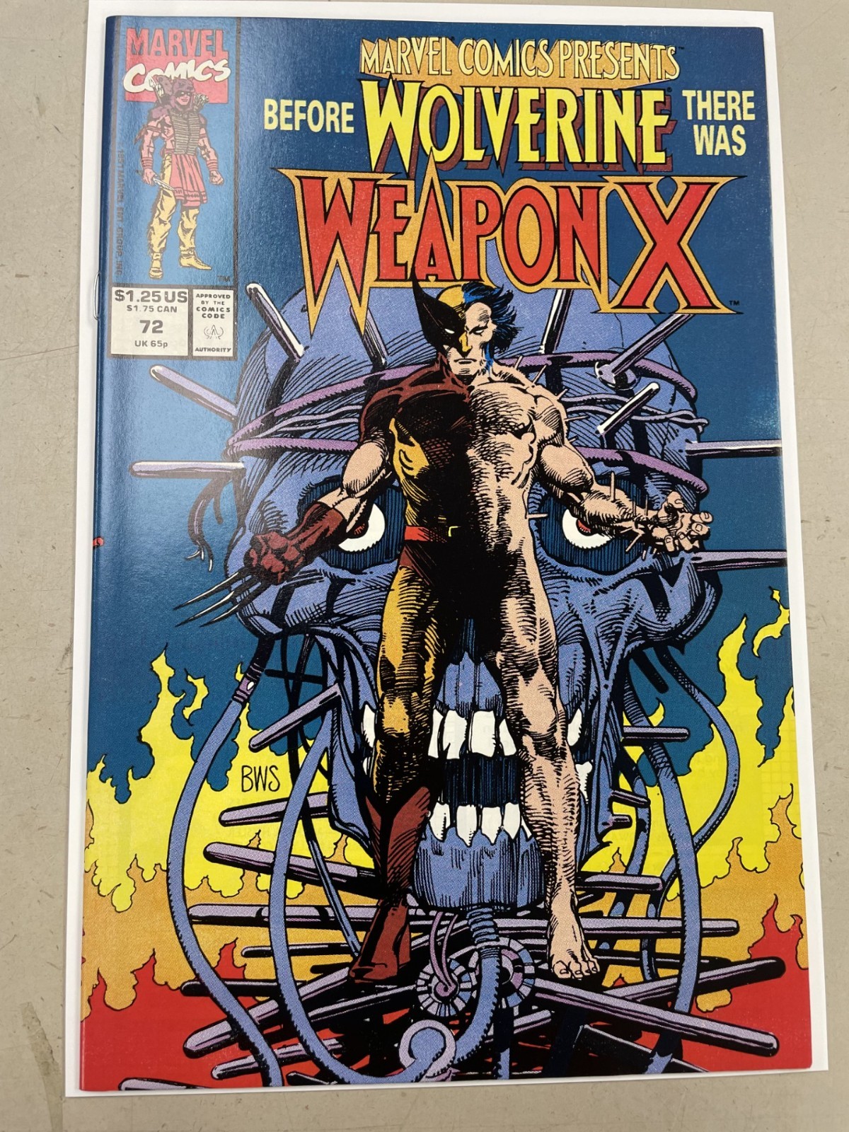 MARVEL COMICS PRESENTS #72 1991 NEAR MINT WEAPON X COVER MARVEL COMICS SMITH ART MARVEL COMICS PRESENTS #72 1991 NEAR MINT WEAPON X COVER MARVEL COMICS SMITH ART