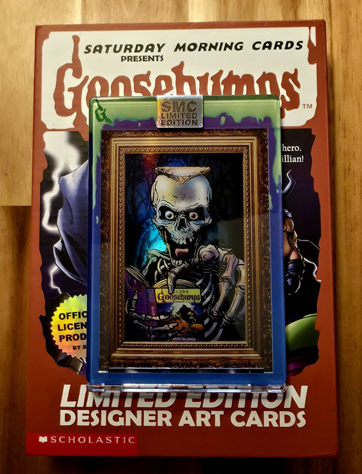 Saturday Morning Cards Goosebumps Volume: Curly The Skeleton Portrait /50