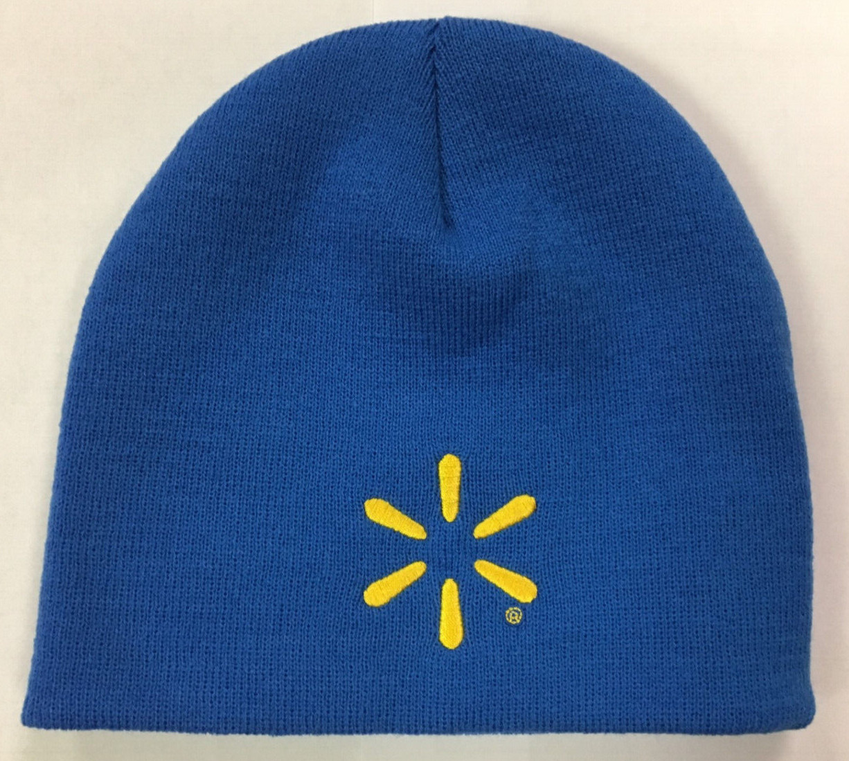 Walmart Associate LIGHT BLUE Embroidered Knit/ Beanie Spark Design BRAND NEW