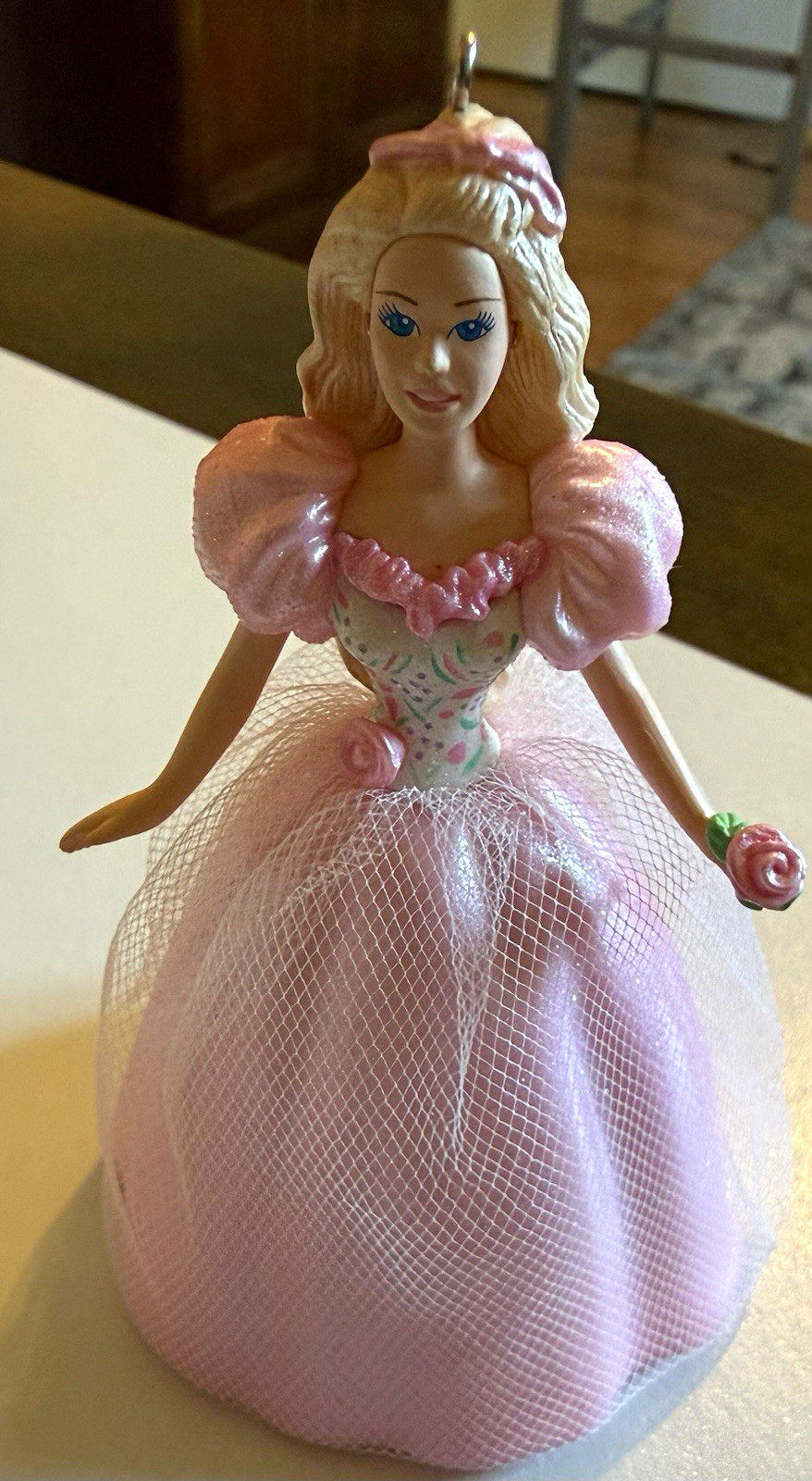 Hallmark Keepsake Springtime Barbie Collector's Series Ornament 1996 Pink