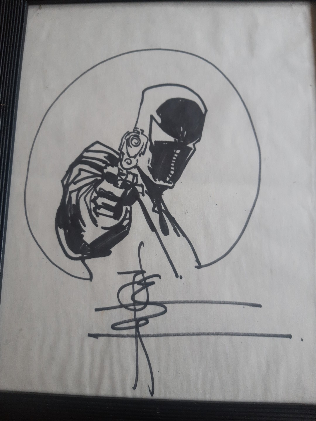 Violent Messiah Sketch Joshua Dysart Hellboy Conan Unknown Soldier