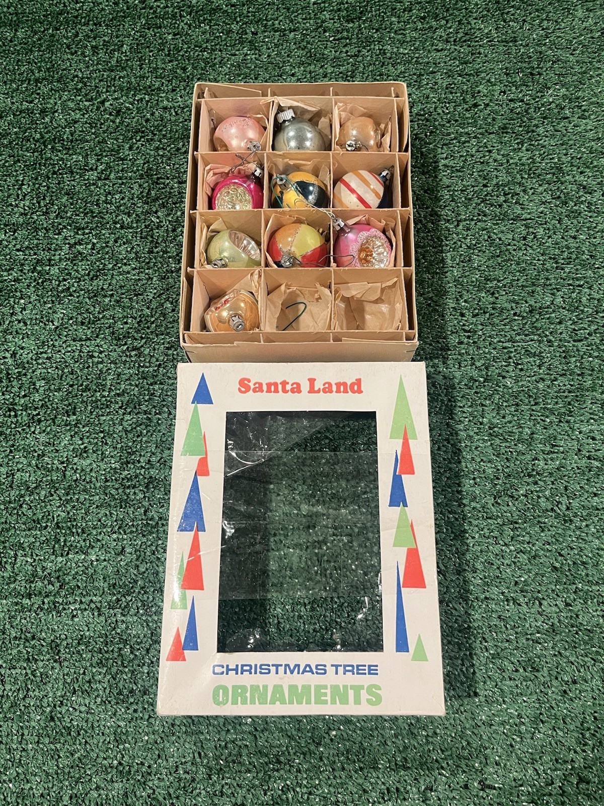 Santa Land Christmas Tree Ornaments “Poland” (10-total), Vintage