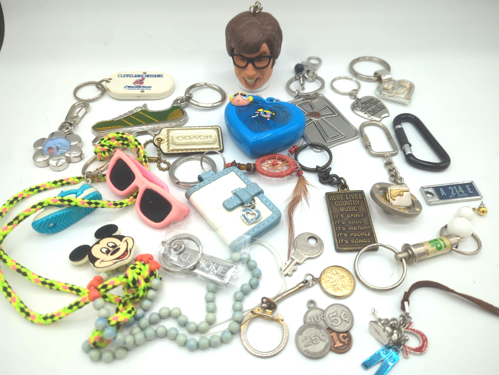 Vintage Junk Drawer Lot Keychains Mixed Lot