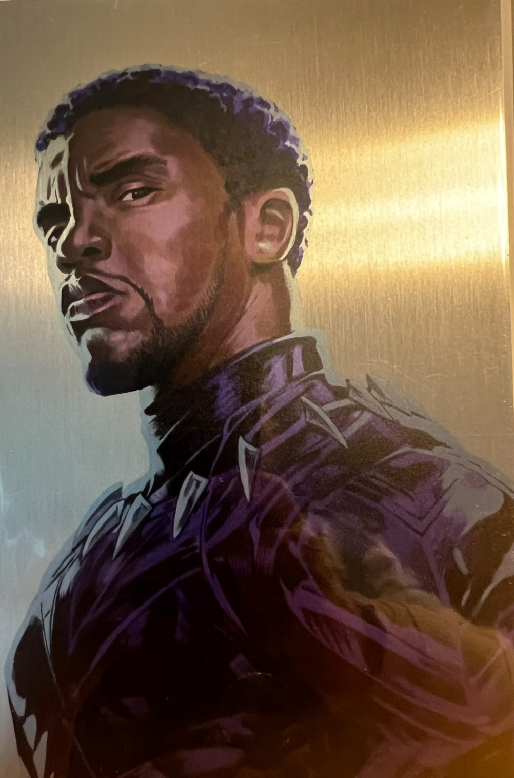 Black Panther “Before & After” Metal Comic Book- Jeff Whiting Art Book Limited 5 Black Panther “Before & After” Metal Comic Book- Jeff Whiting Art Book Limited 5