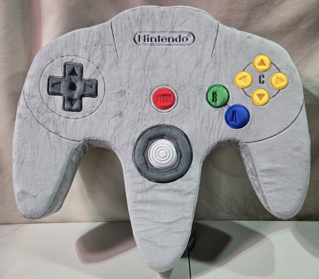 Kyoto Nintendo Museum Limited Nintendo 64 controller big cushion N64 Japan Kyoto Nintendo Museum Limited Nintendo 64 controller big cushion N64 Japan