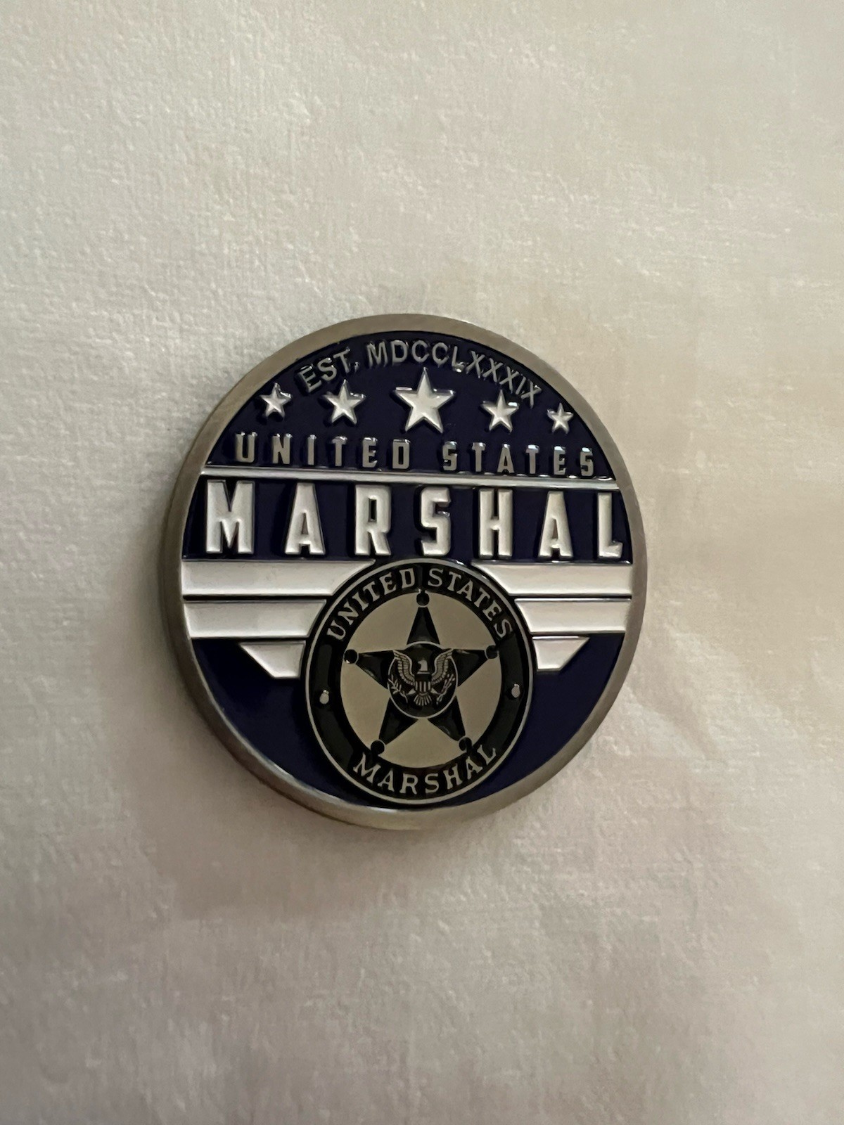US Marshals Service USMS New challenge coin