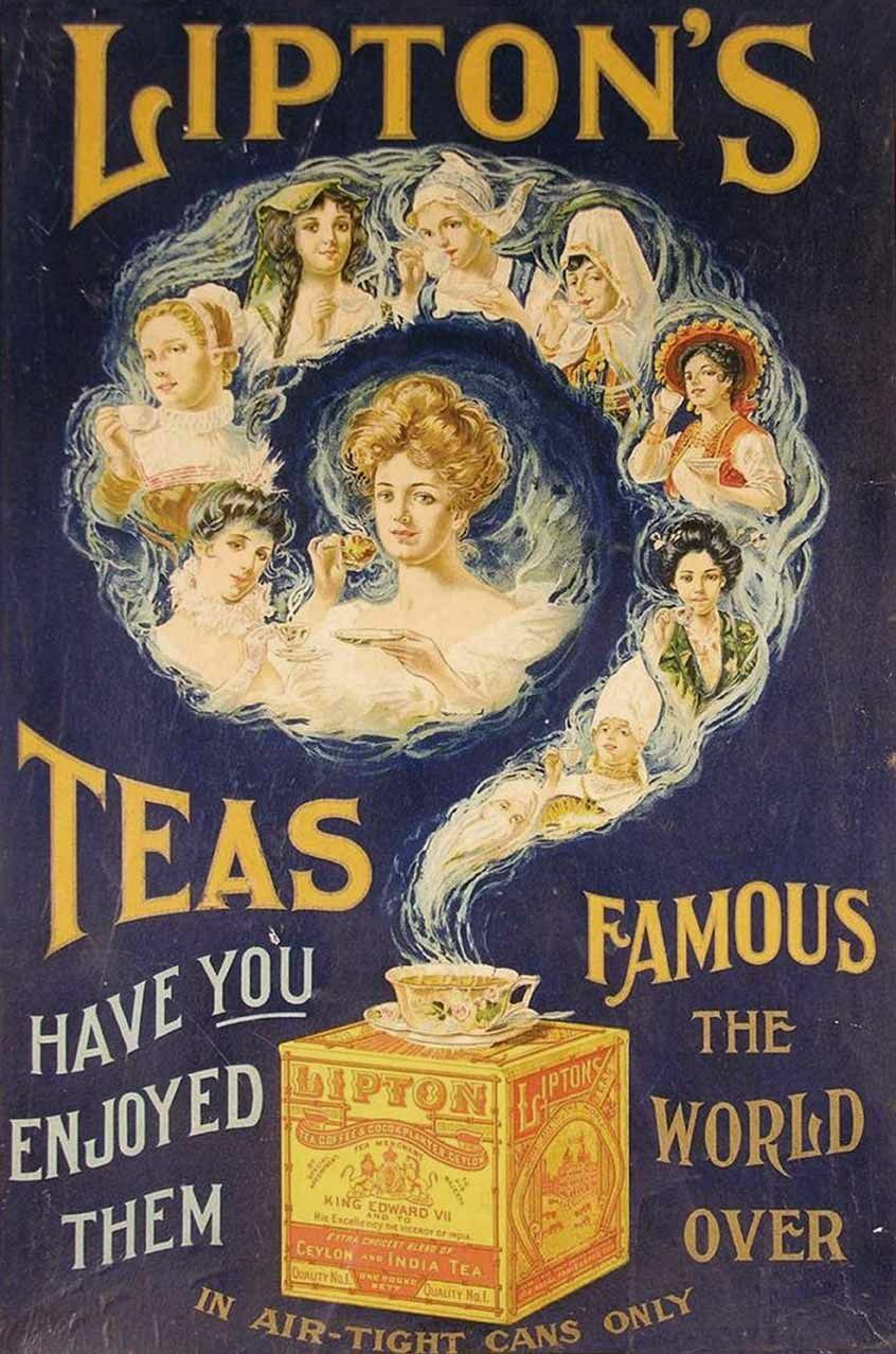LIPTONS TEA FAMOUS THE WORLD OVER 18 LIPTONS TEA FAMOUS THE WORLD OVER 18
