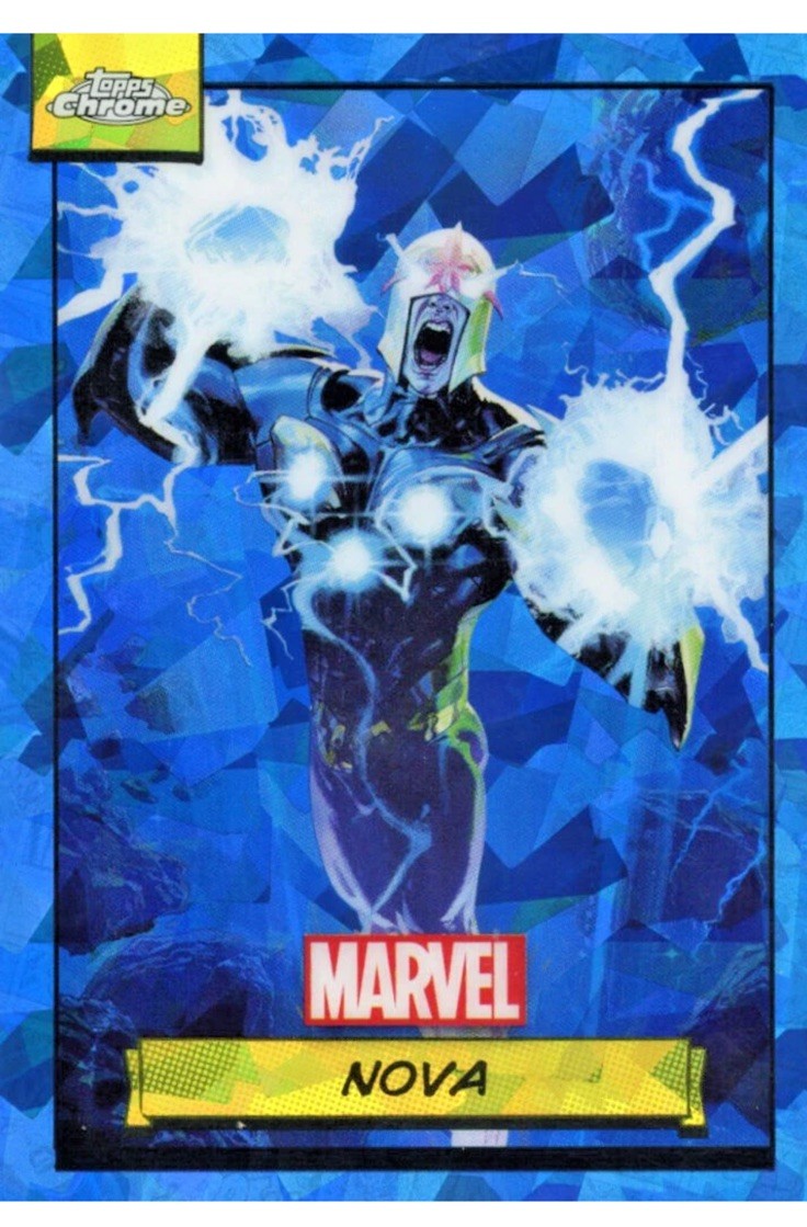 2024 Topps Chrome Sapphire Marvel - Nova Blue Sapphire #84