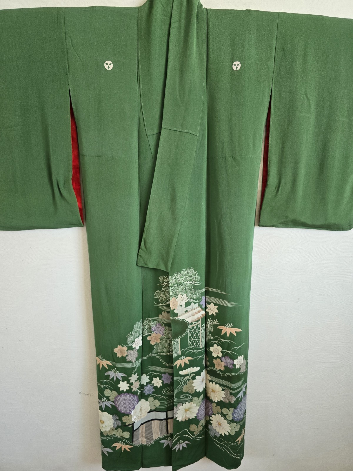1930s,Antique Japanese Silk KIMONO Robe .142