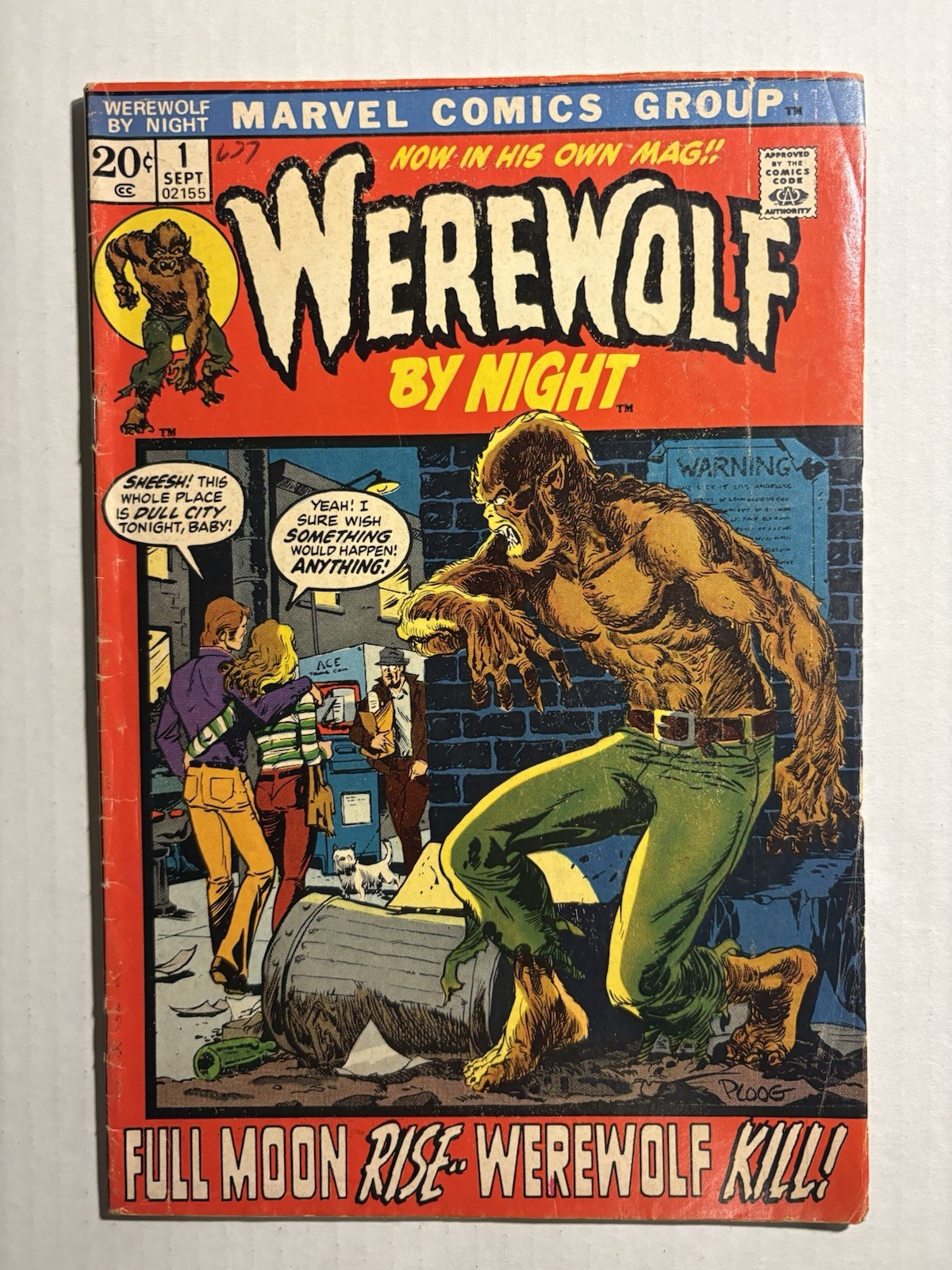 Werewolf by Night #1 (Marvel Comics September 1972)