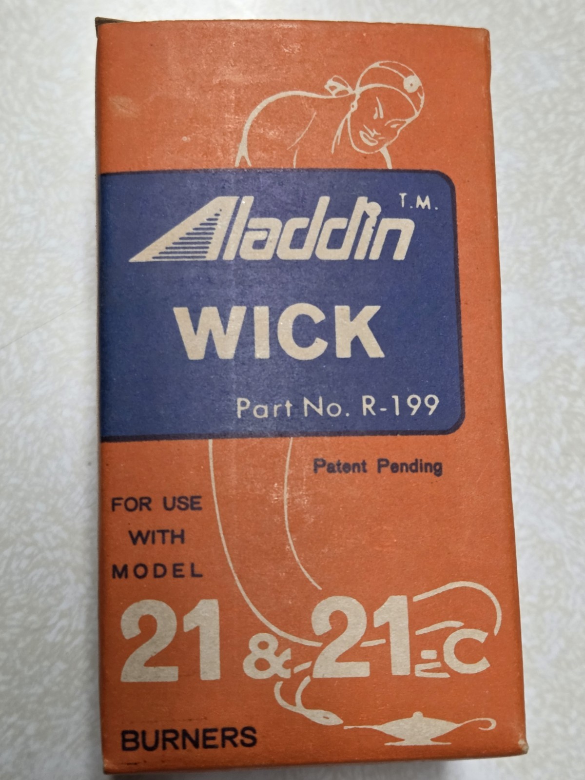 Vintage Aladdin Wick Part #R-199 Model 21 & 21c New Old Stock Vintage Aladdin Wick Part #R-199 Model 21 & 21c New Old Stock
