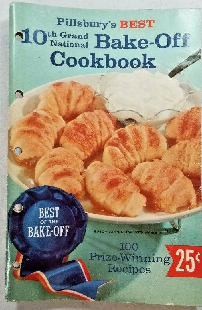 1959 Pillsbury's Best 10th Grand National Bake-Off Cookbook