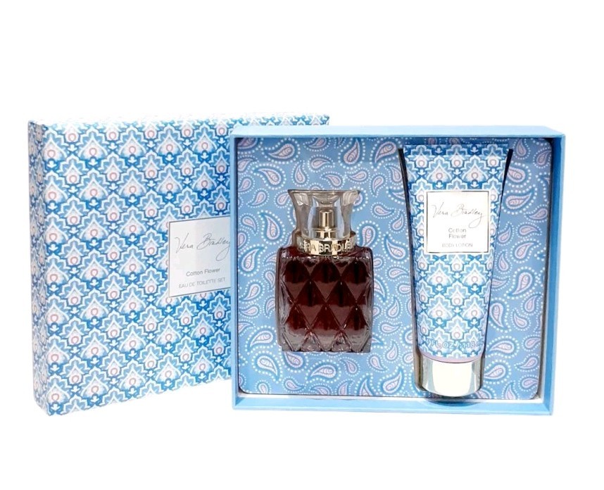 Vera Bradley Cotton Flower 1.7 oz Eau de Toilette & 4 oz Body Lotion Set Vera Bradley Cotton Flower 1.7 oz Eau de Toilette & 4 oz Body Lotion Set
